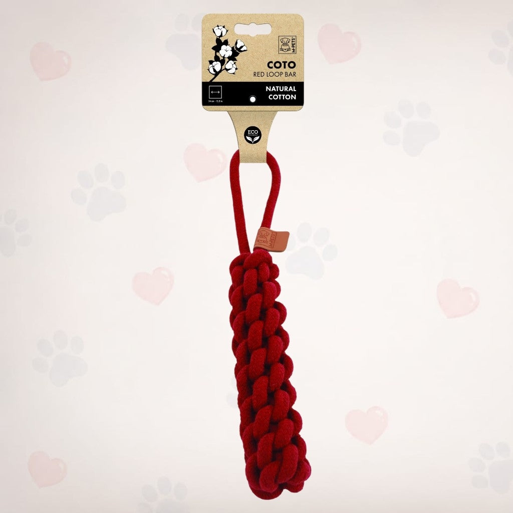 M-PETS Coto Eco Rope Dog Toys Loop Bar 34 Cm