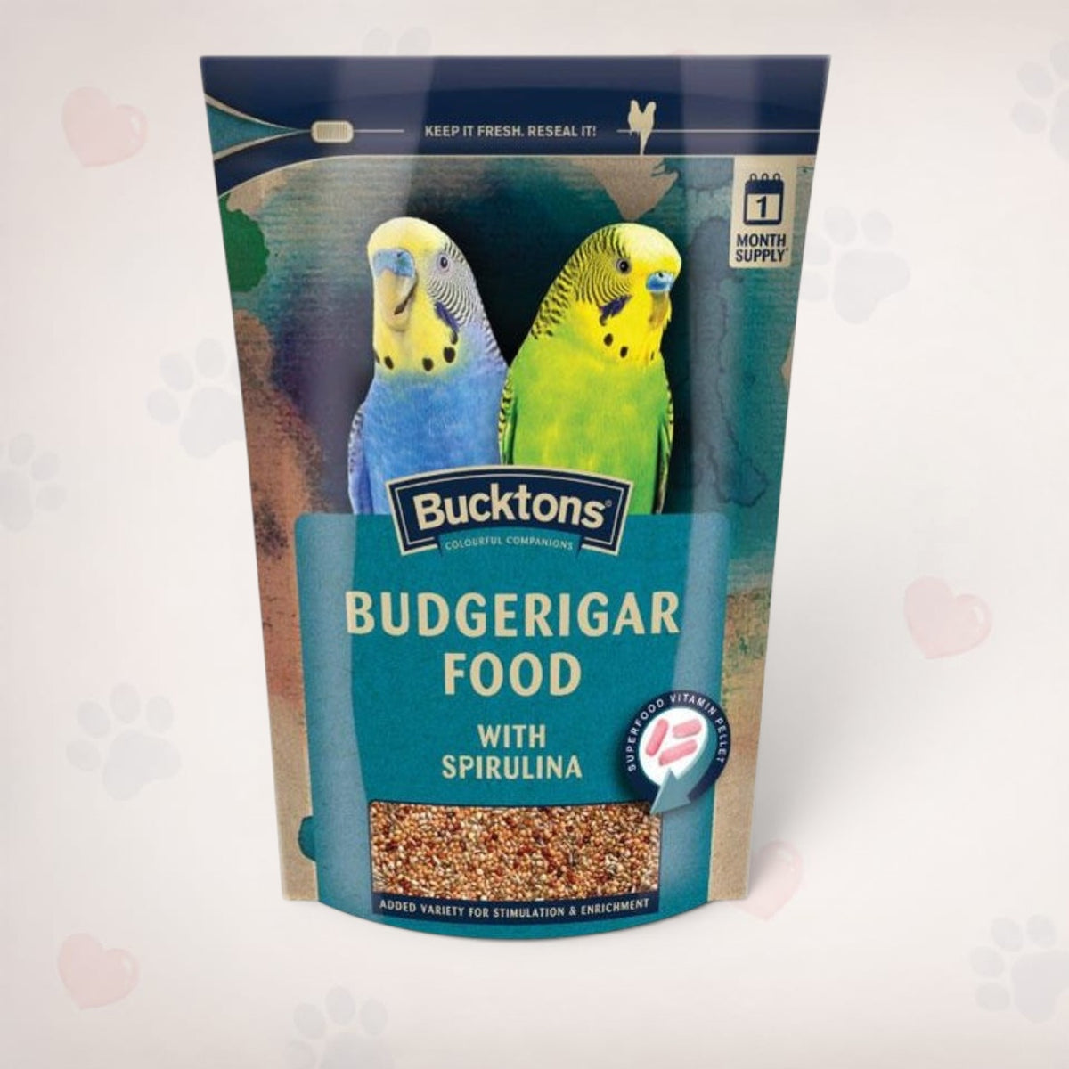 Budgie With Spirulina