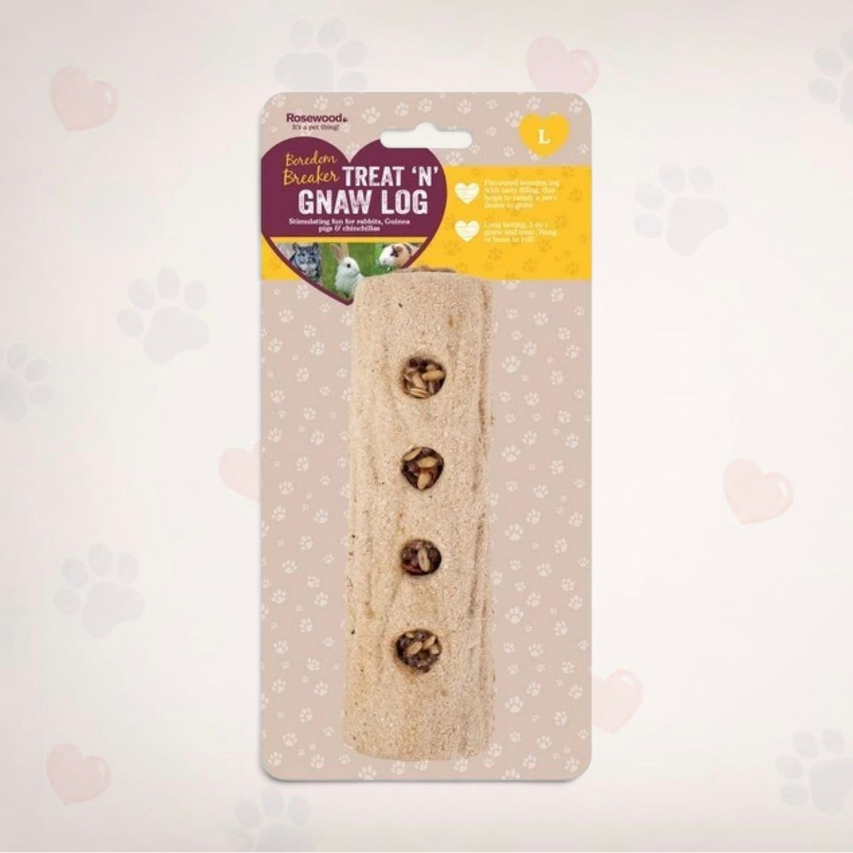 Treat N Gnaw Log - Large