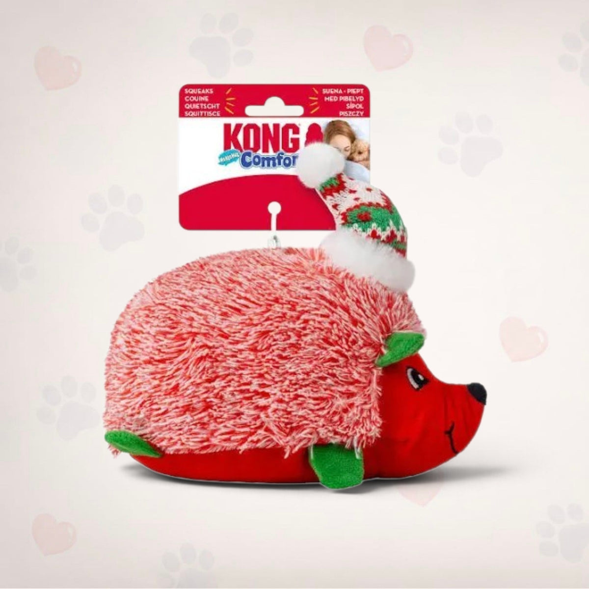 kong christmas hedgehog