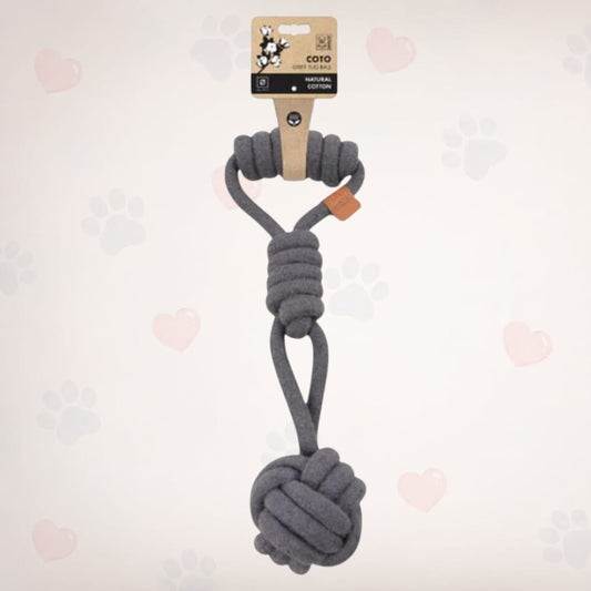 M-PETS Coto Eco Rope Black Tug Ball 36cm