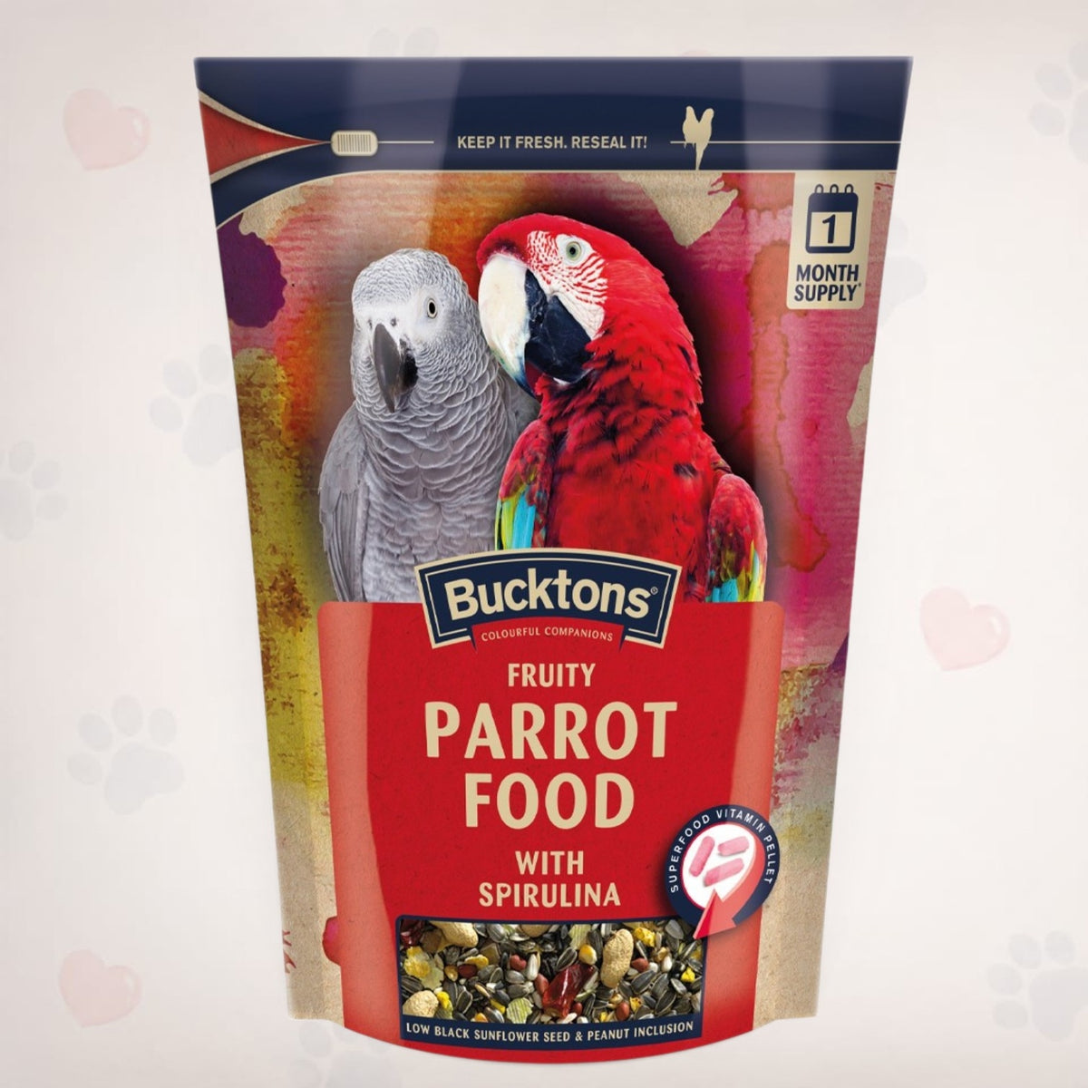Parrot With Spirulina